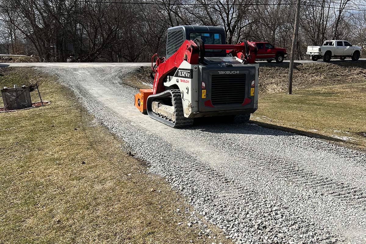 Cook Landscape - Maintenance Service - Rock Driveway